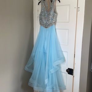 2 piece say yes to the prom dress